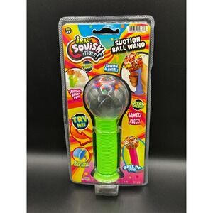 Ja-Ru Irre-Squish-Tible Suction Ball Wand Fidget Toy Green Squishy Sensory Ball